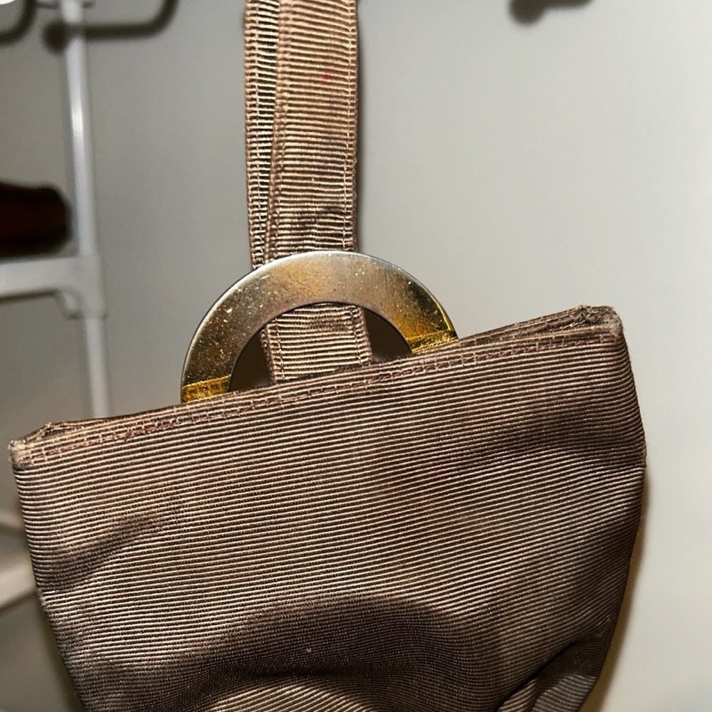 Celine Vintage Gold Accent Brown Mini Bag. - Picture 2 of 7